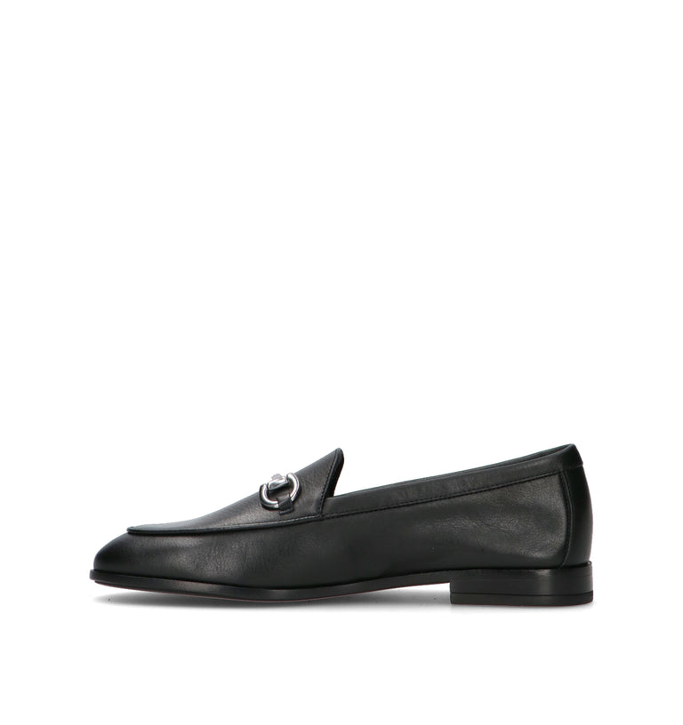 FRAU Mocassino donna nero in pelle