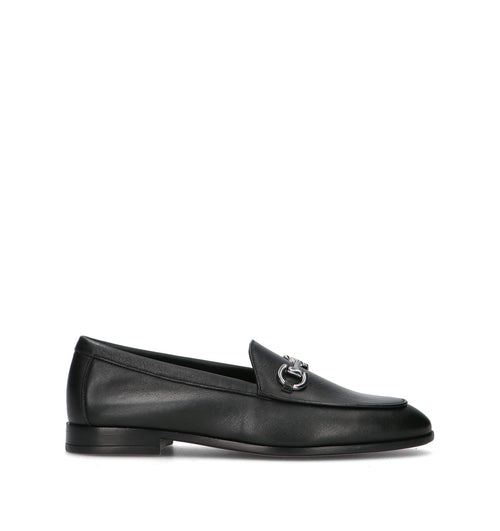 FRAU Mocassino donna nero in pelle