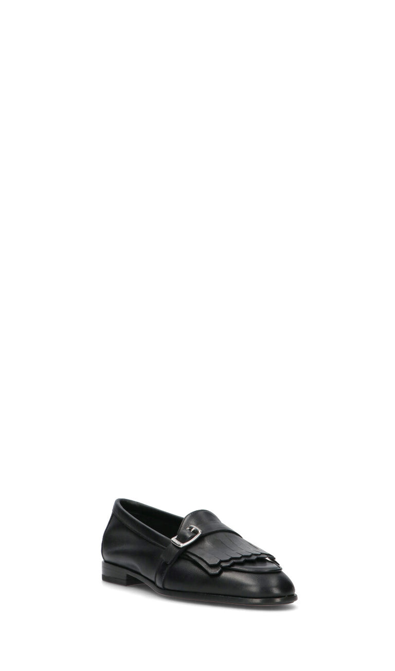 FRAU Mocassino donna nero in pelle