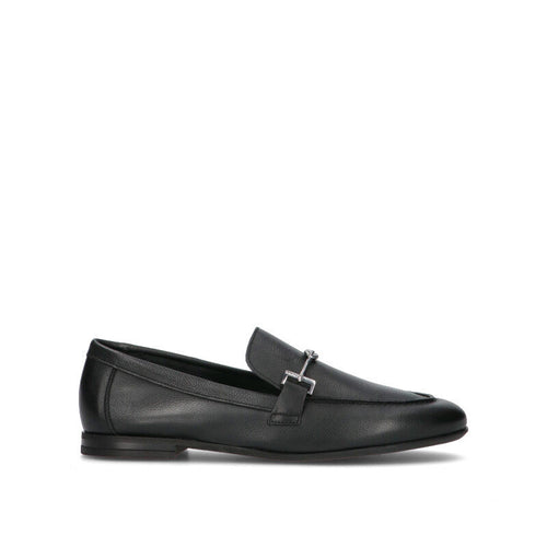 FRAU Mocassino donna nero in pelle
