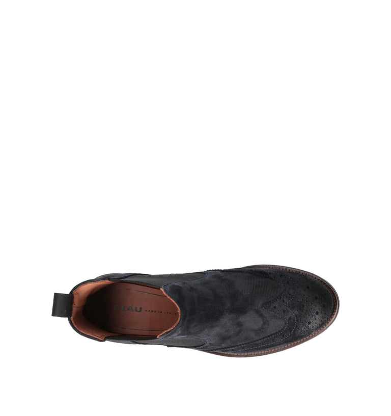 FRAU Beatles donna blu in suede