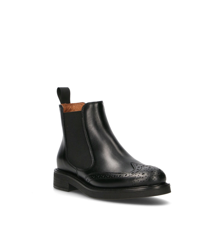 FRAU Beatles donna nero in pelle