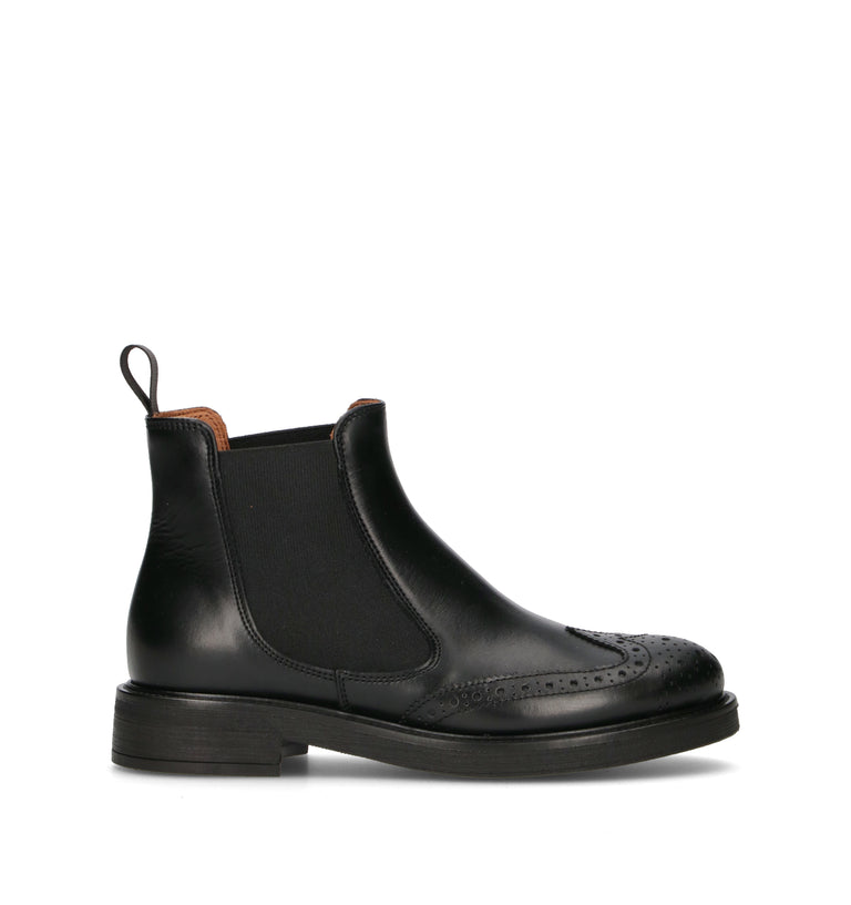 FRAU Beatles donna nero in pelle