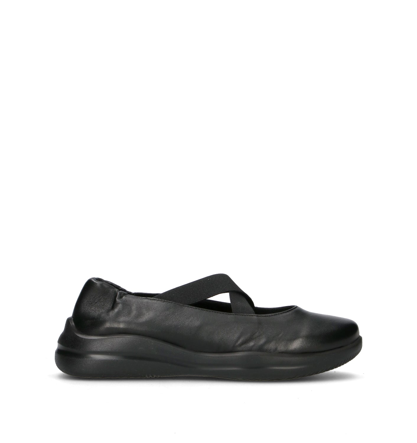 FRAU Ballerina donna nera in pelle