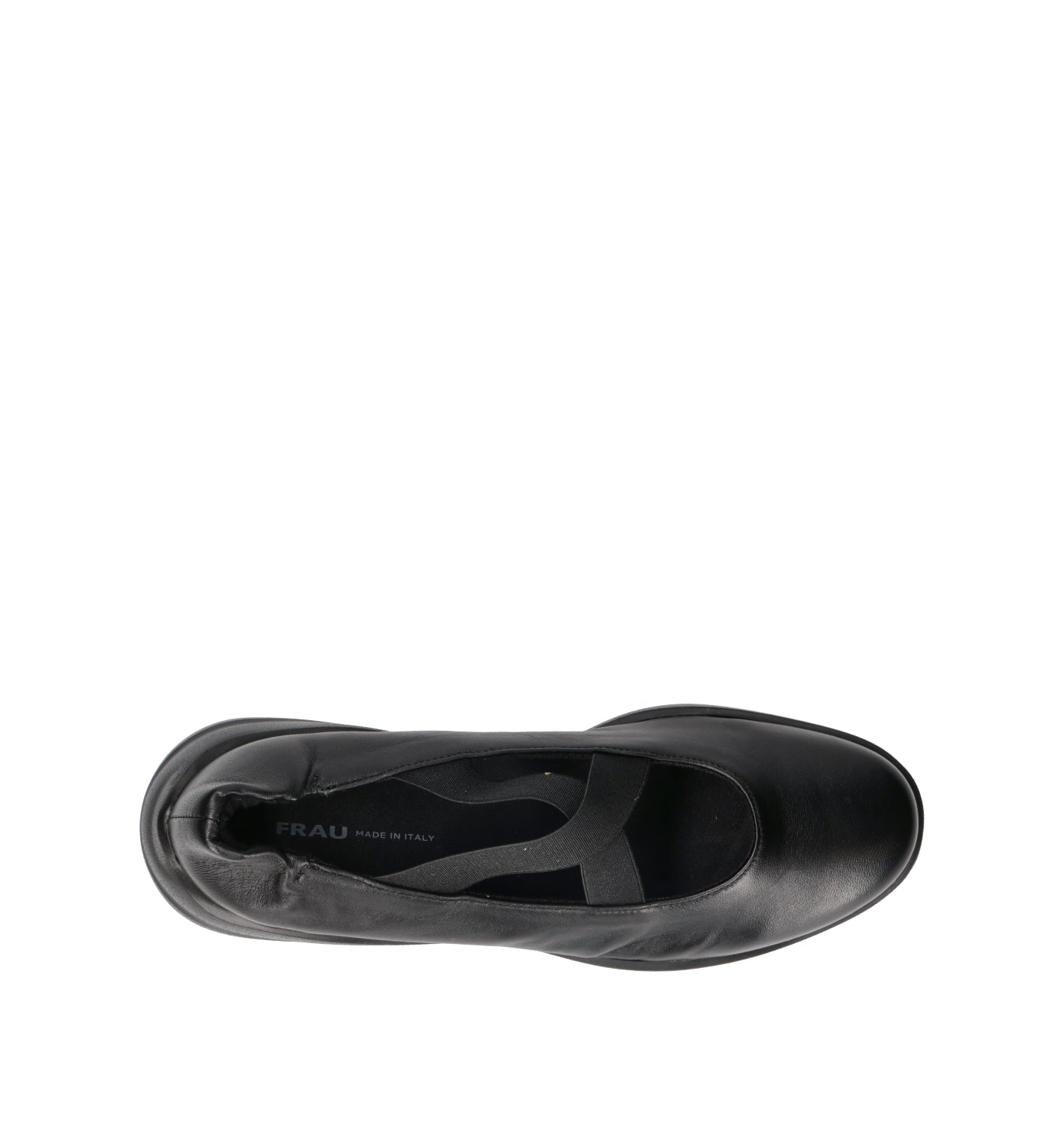 FRAU Ballerina donna nera in pelle