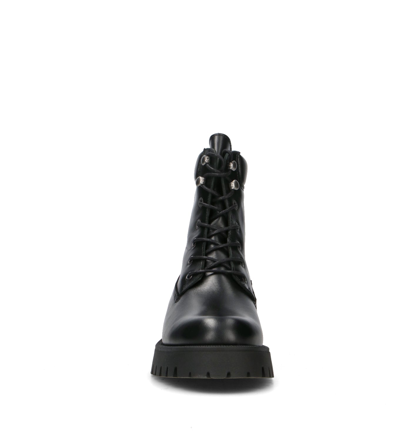 FRAU Polacco donna nero in pelle