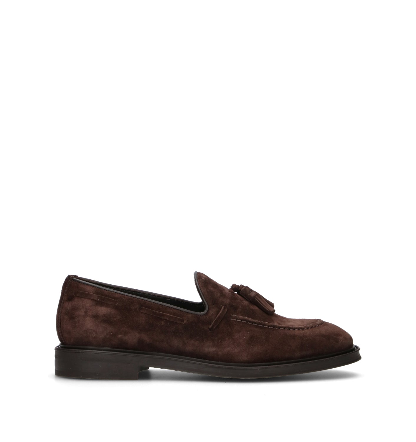 FRAU Mocassino uomo marrone in suede