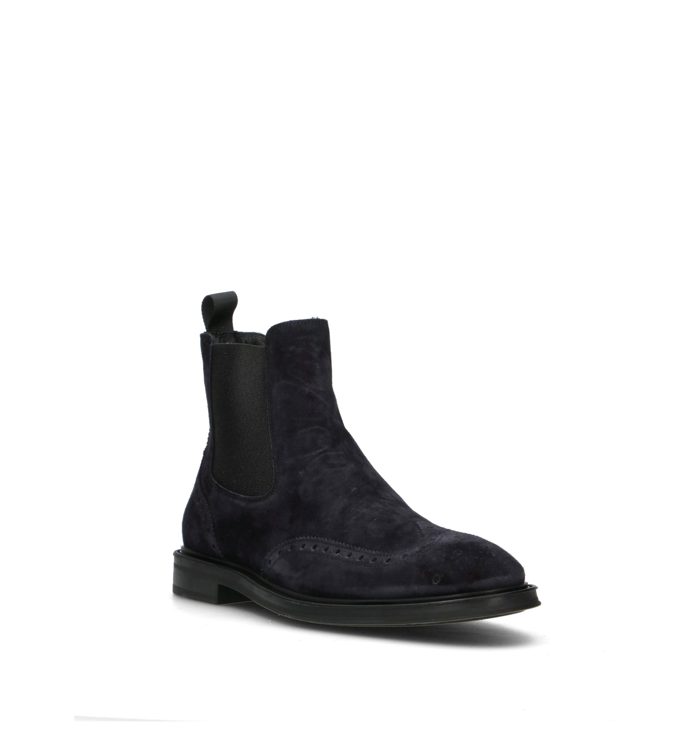 FRAU Beatles uomo nero in pelle scamosciata