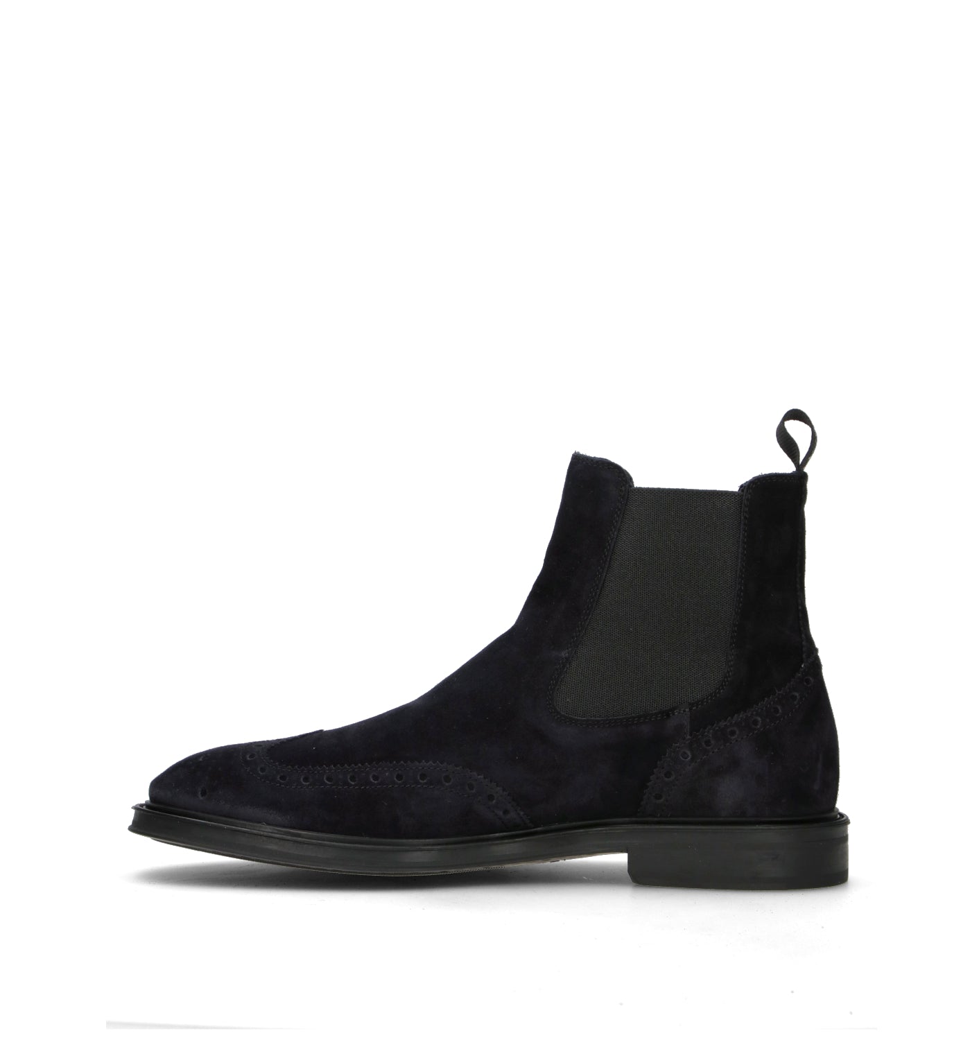 FRAU Beatles uomo nero in pelle scamosciata