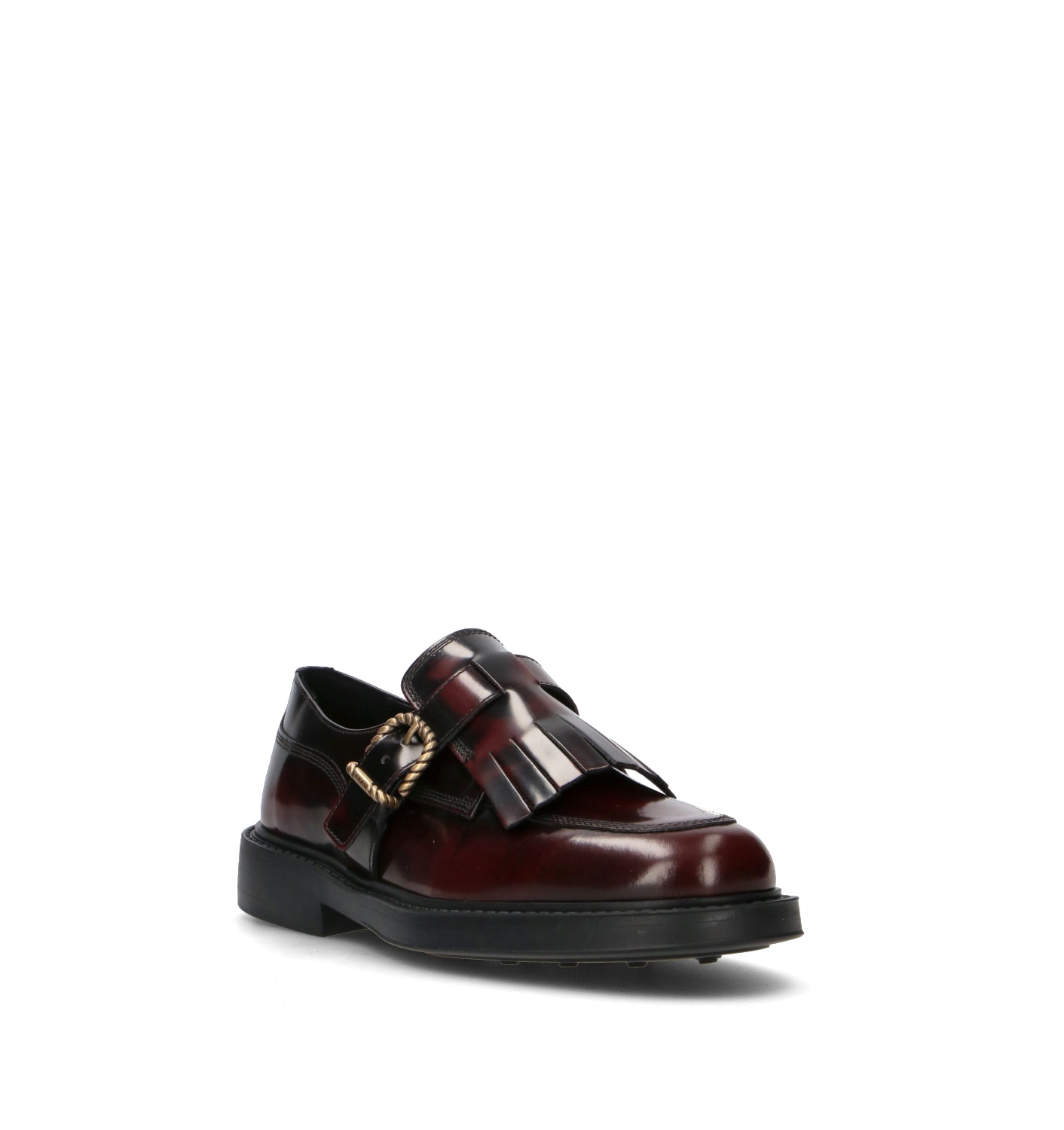FRAU Stringata donna bordeaux in pelle