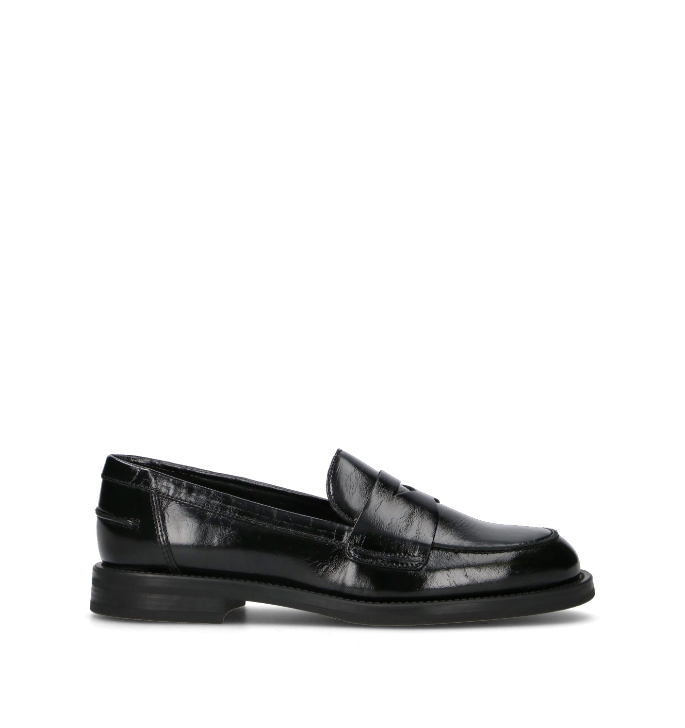 FRAU Mocassino donna nero in pelle