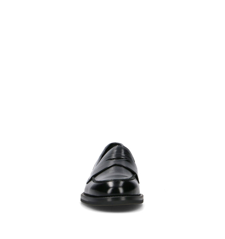 FRAU Mocassino donna nero in pelle