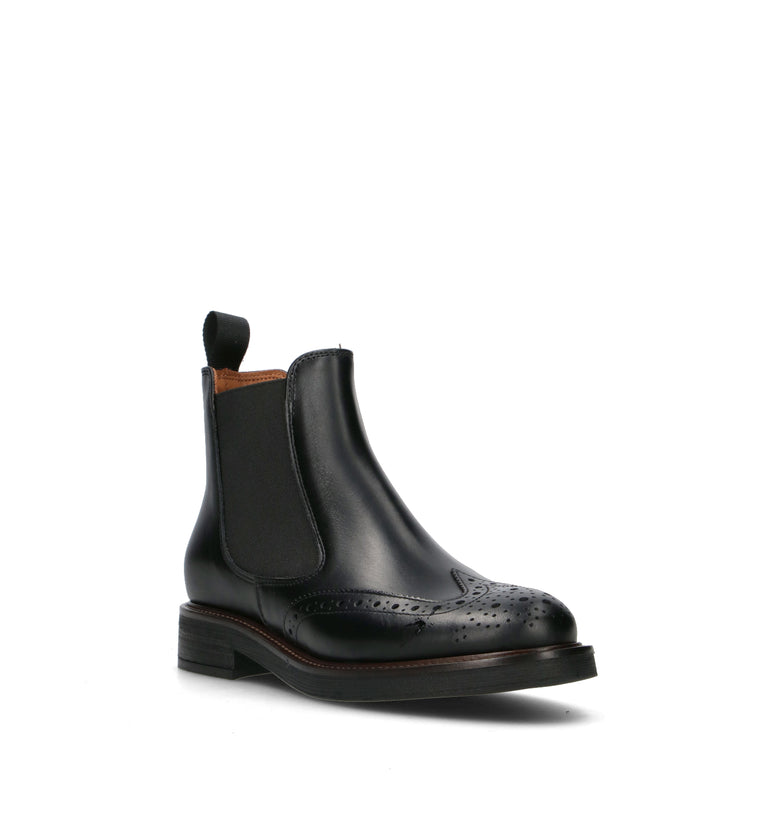 FRAU Beatles donna nero in pelle