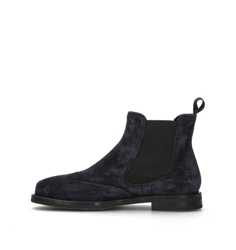 FRAU Beatles donna blu in suede