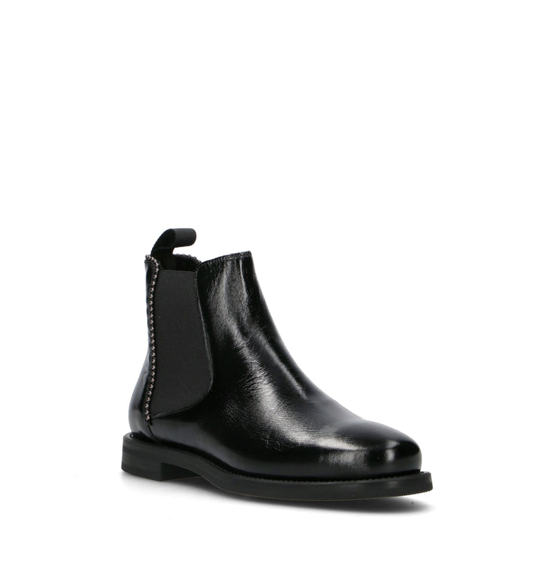 FRAU Beatles donna nero in pelle