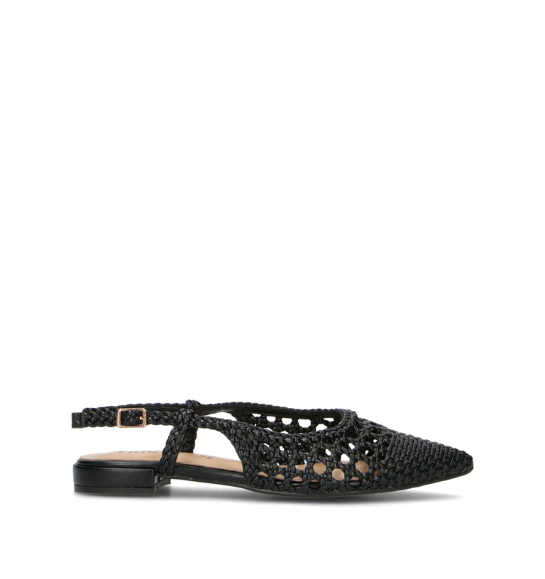 FRICKY Slingback donna nera