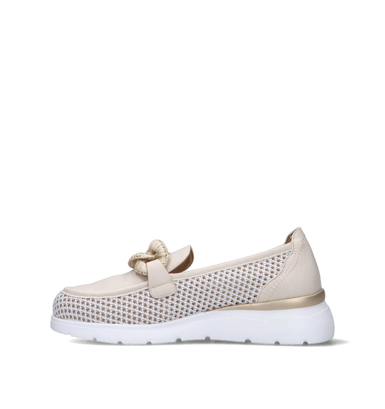 FRICKY Mocassino donna beige