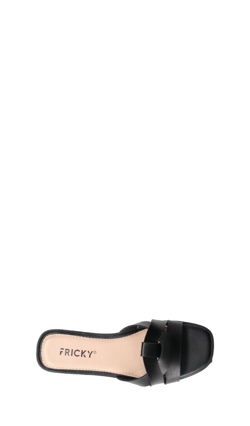 FRICKY Ciabatta donna nera