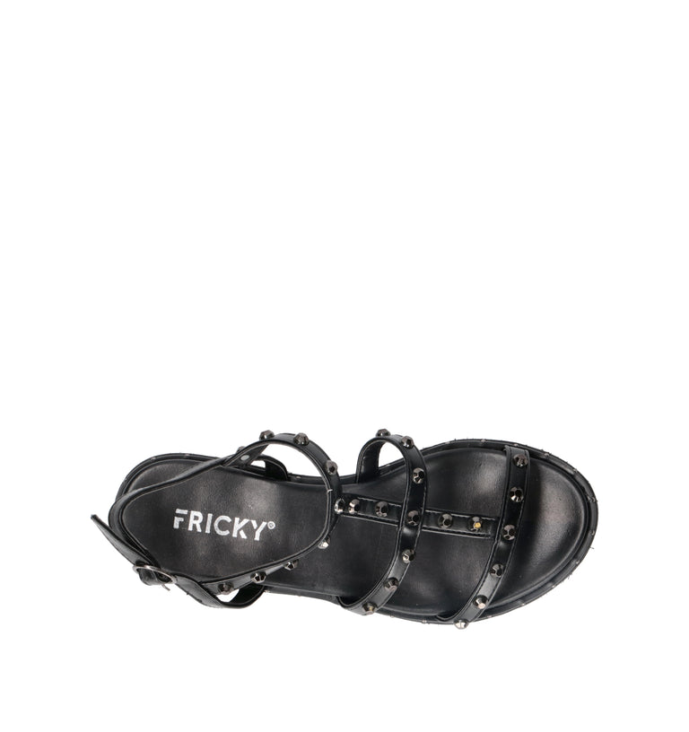 FRICKY Sandalo donna nero