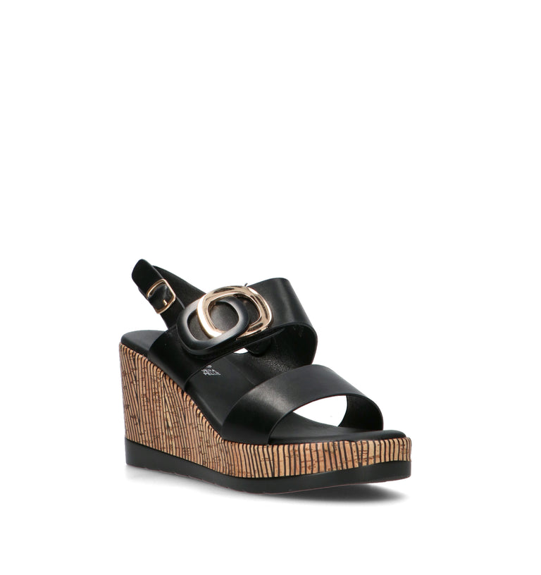 FRICKY Sandalo donna nero