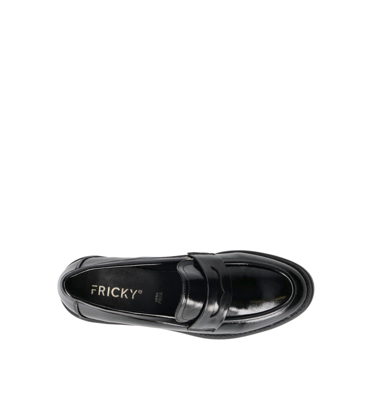 FRICKY Mocassino donna nero