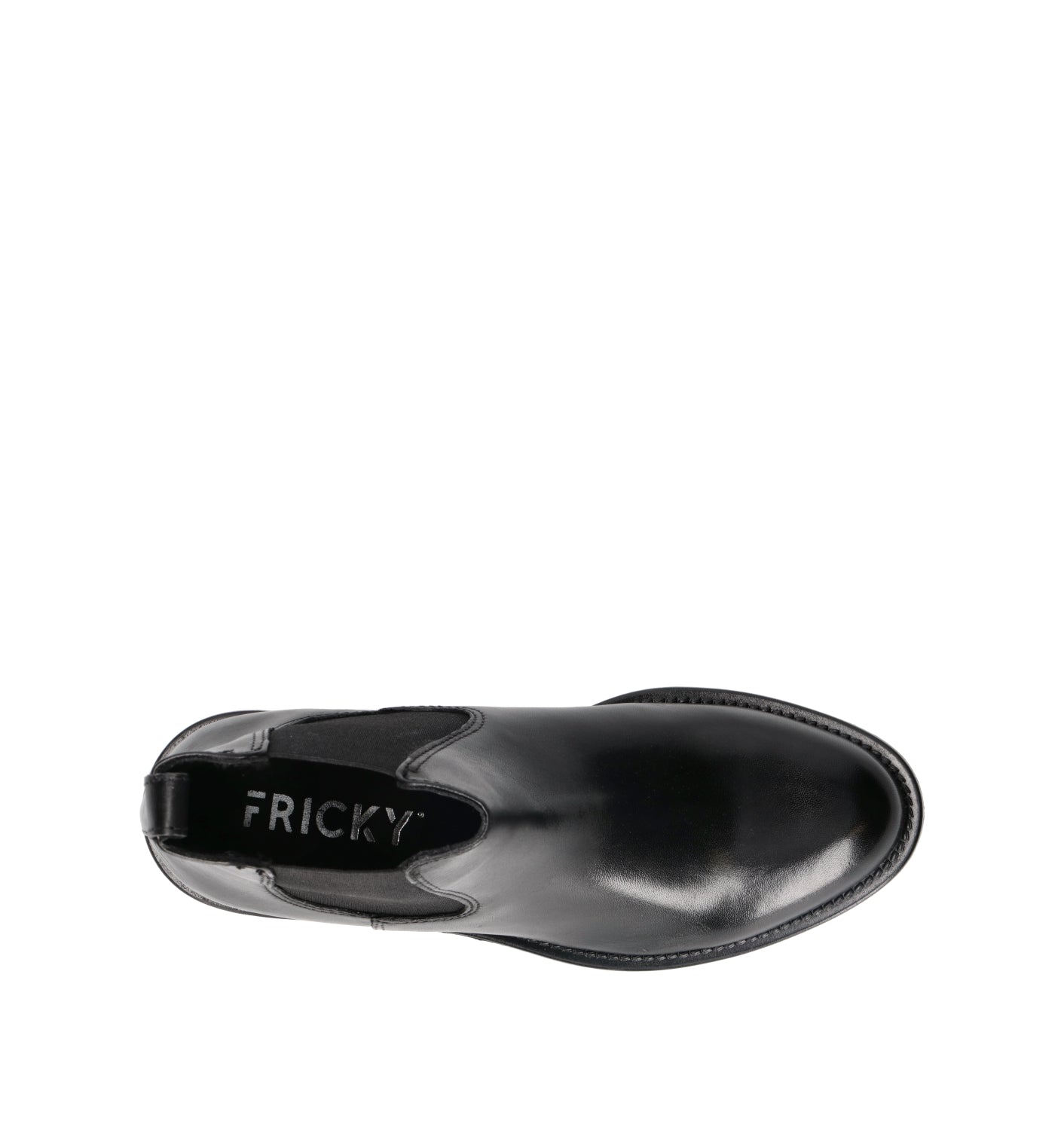 FRICKY Beatles donna nero in pelle