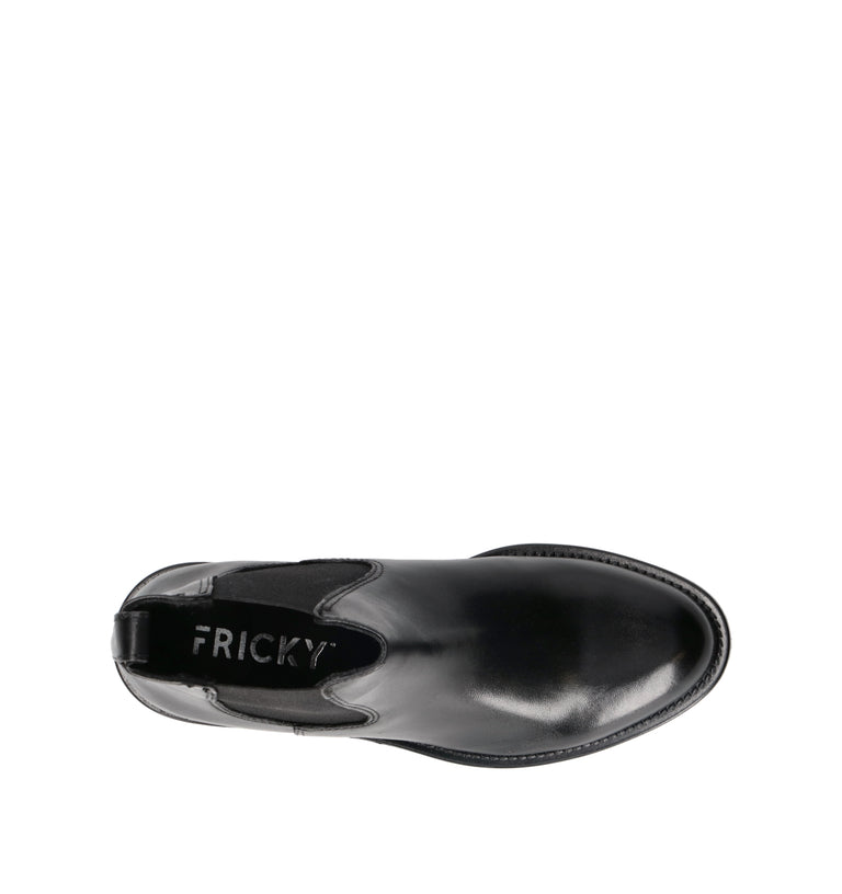 FRICKY Beatles donna nero in pelle
