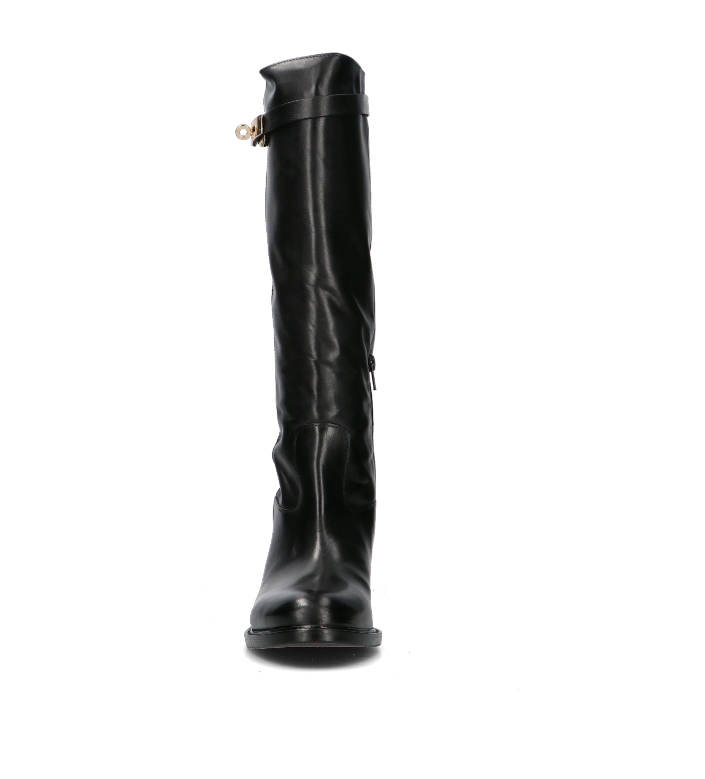 FRICKY Stivale donna nero in pelle