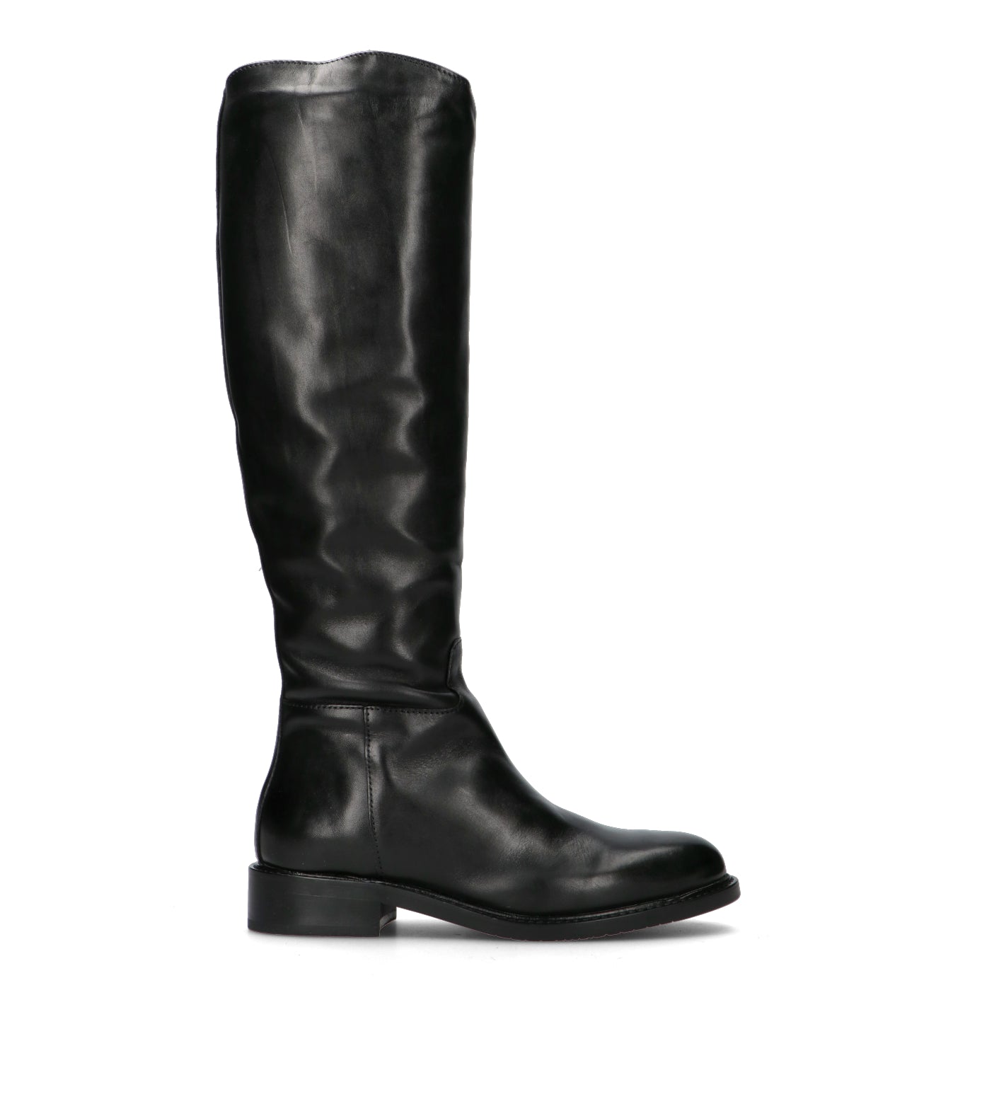 FRICKY Stivale donna nero in pelle