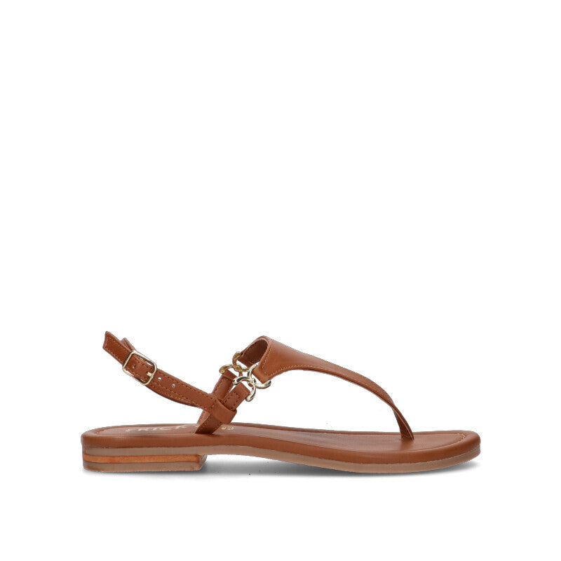FRICKY Sandalo donna cuoio in pelle