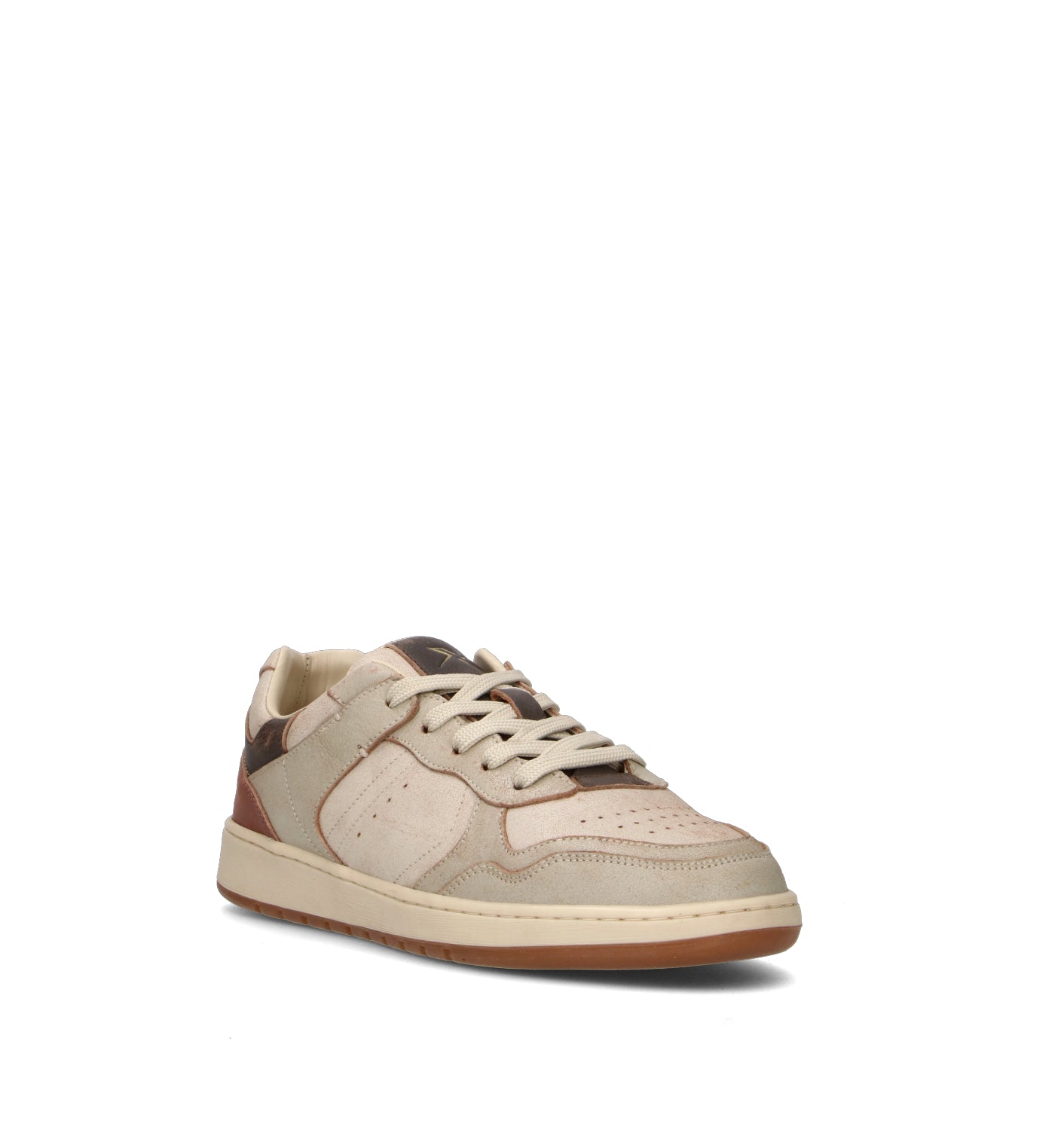 FRAU Sneaker uomo beige in pelle