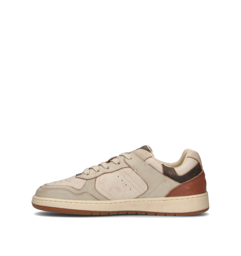 FRAU Sneaker uomo beige in pelle