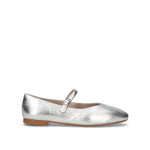 CATCH JUICE Ballerina donna argento in pelle
