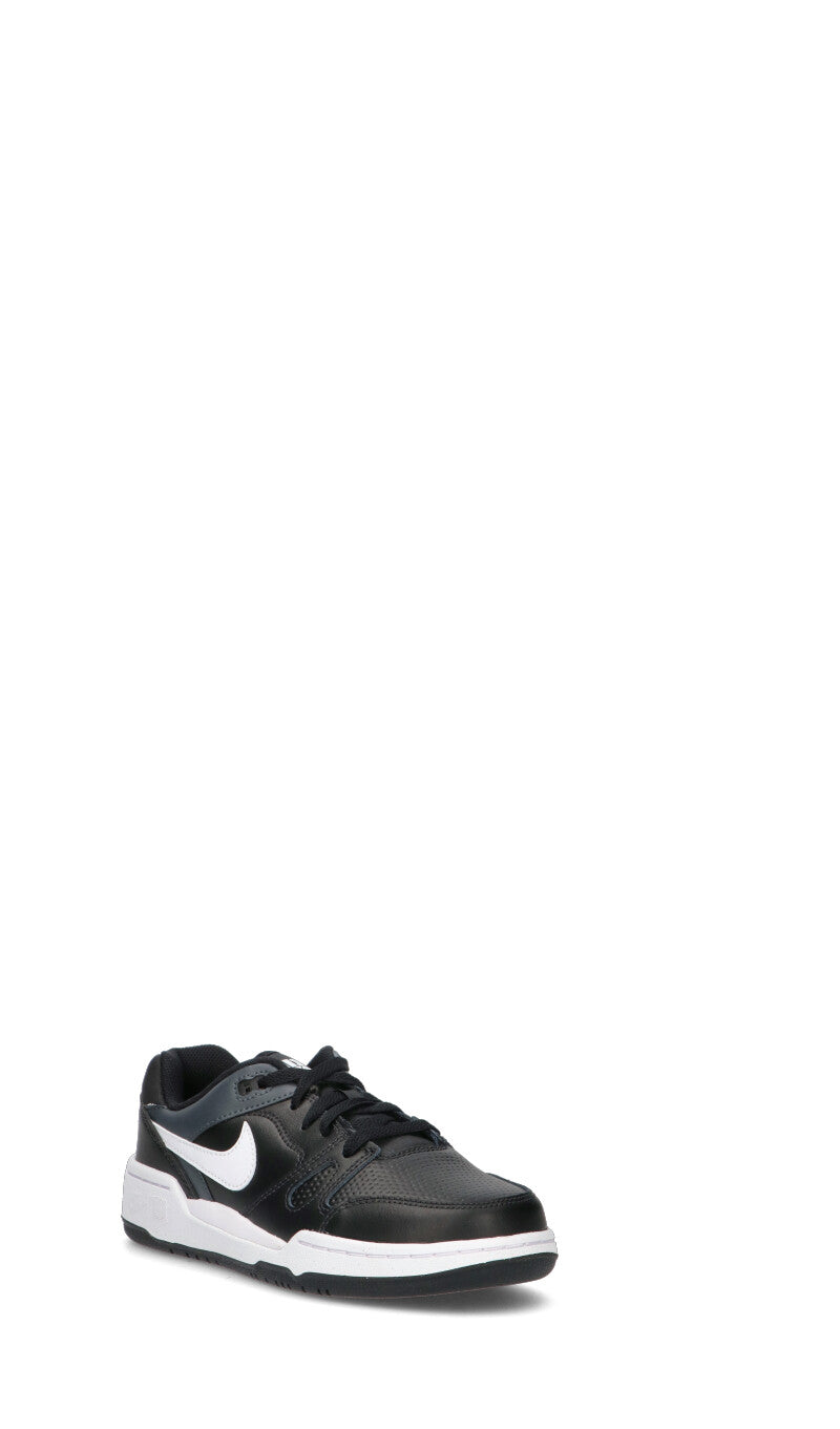 NIKE - FULL FORCE LO (GS) Sneaker ragazzo nera/bianca in pelle