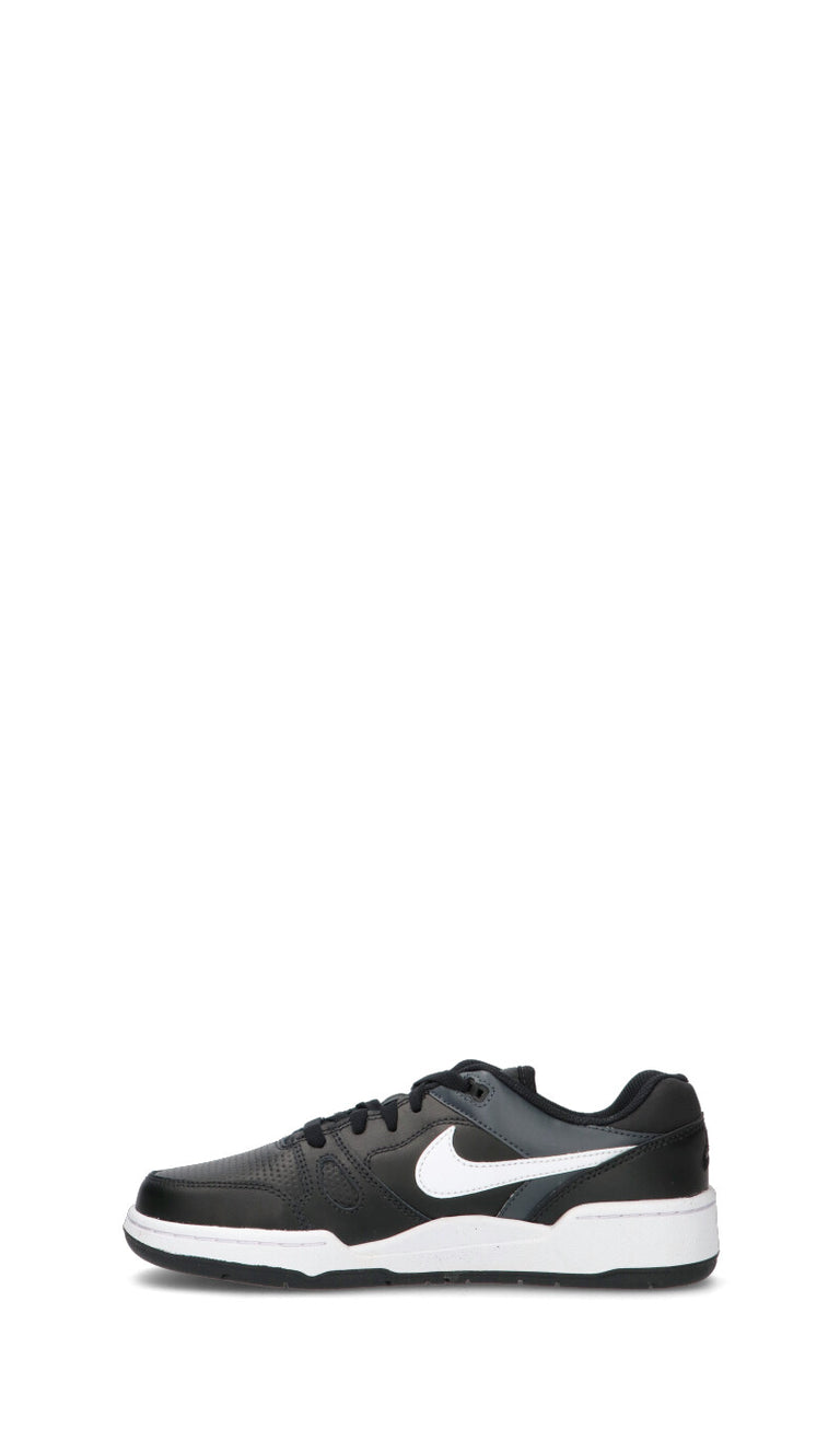 NIKE - FULL FORCE LO (GS) Sneaker ragazzo nera/bianca in pelle