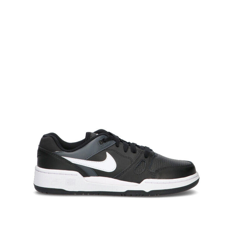 NIKE - FULL FORCE LO (GS) Sneaker ragazzo nera/bianca in pelle