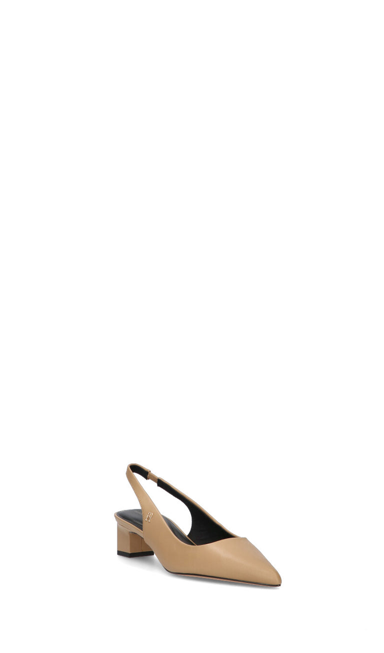 TOMMY HILFIGER Decollete donna beige in pelle