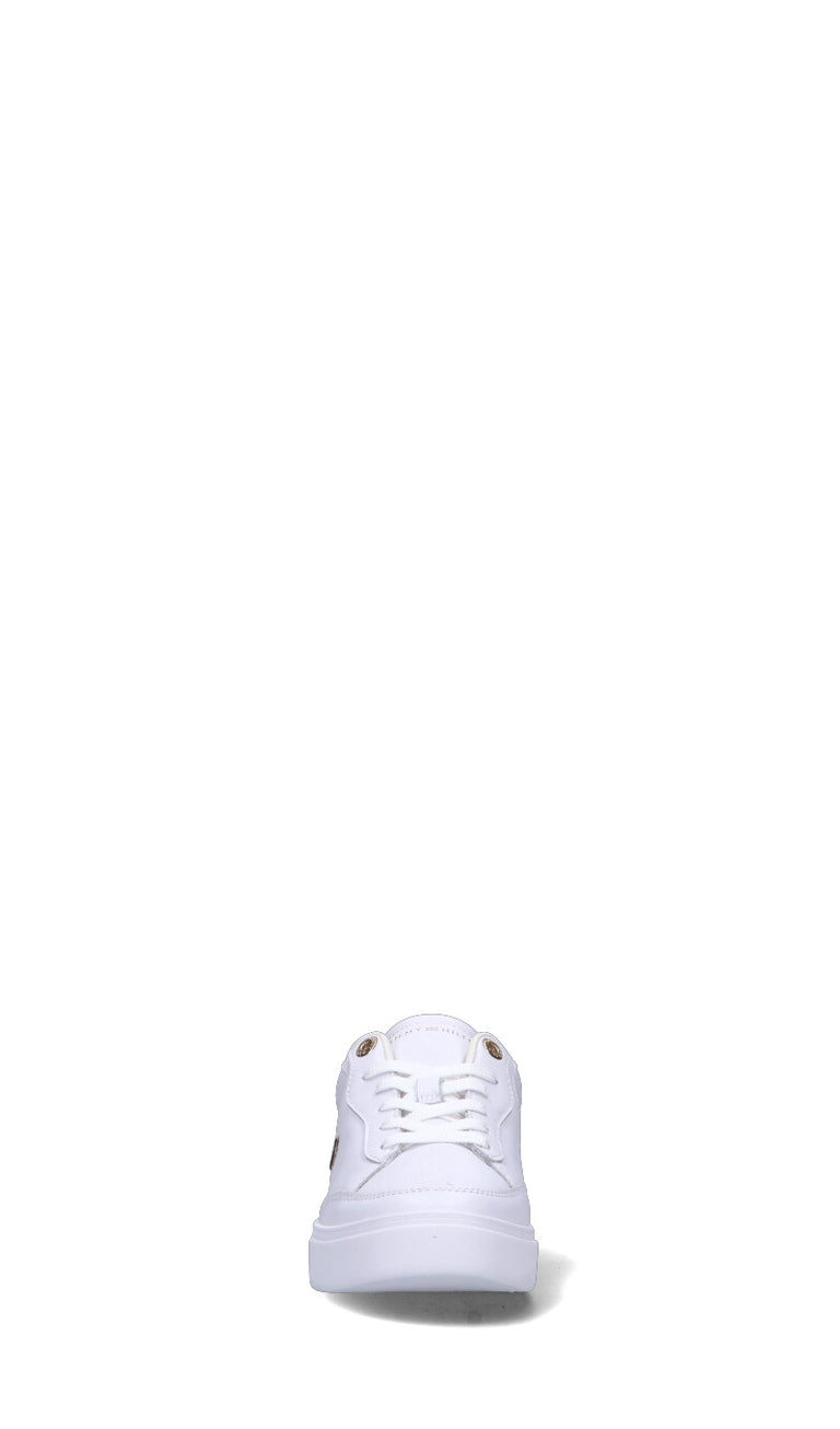 TOMMY HILFIGER Sneaker donna bianca in pelle