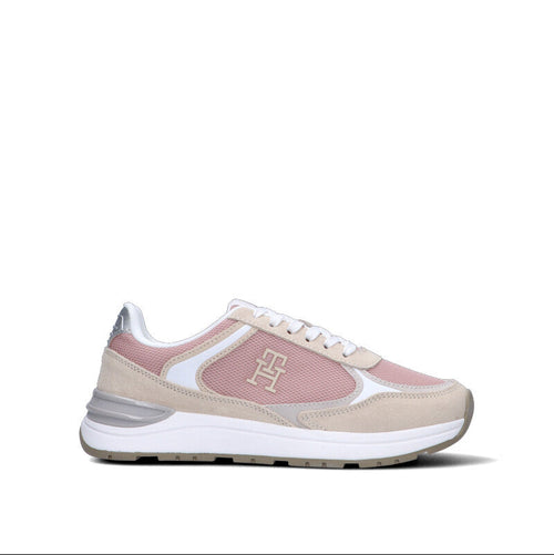 TOMMY HILFIGER Sneaker donna beige/rosa in suede
