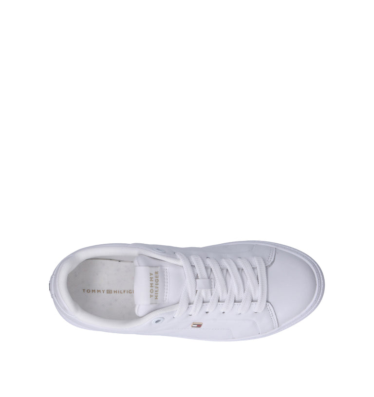TOMMY HILFIGER Sneaker uomo bianca in pelle