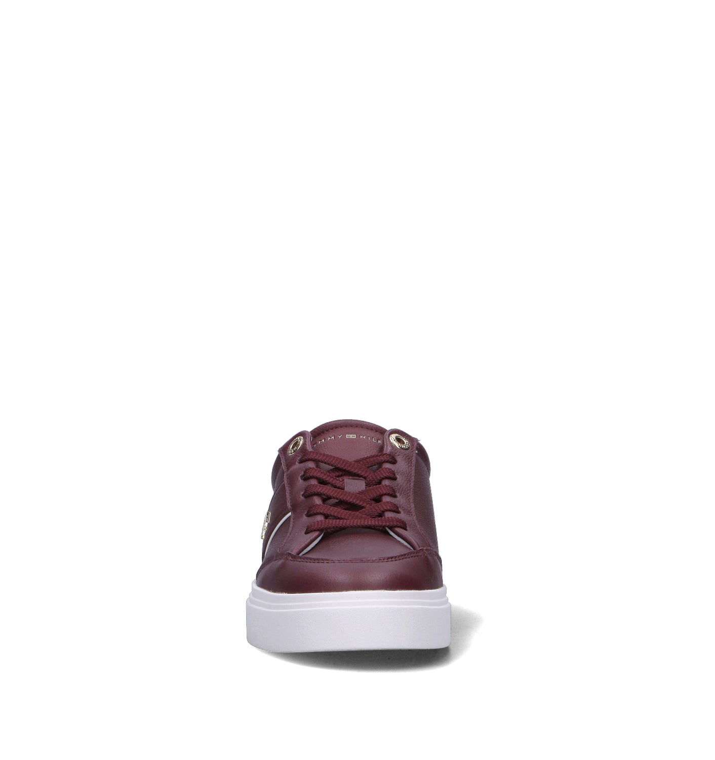 TOMMY HILFIGER Sneaker donna bordeaux in pelle