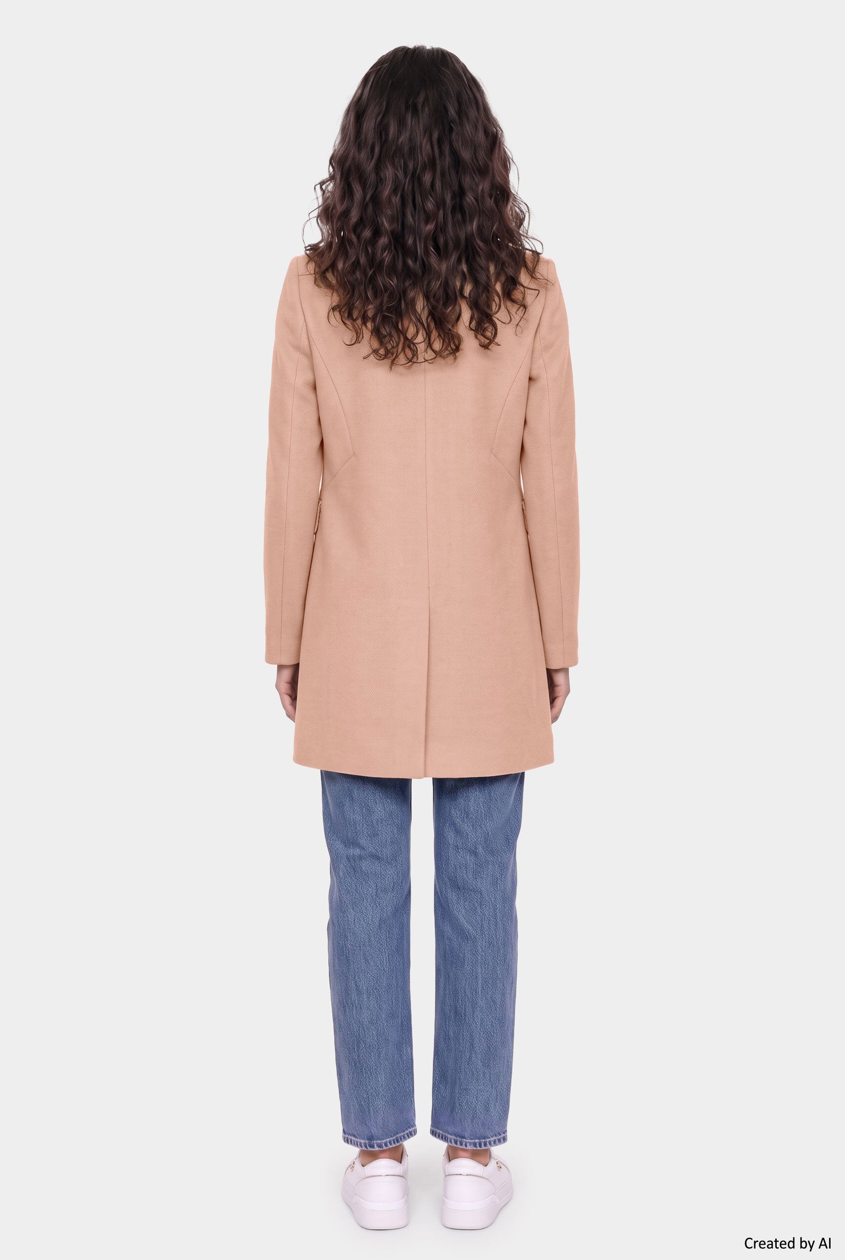EASY PEASY Cappotto donna cammello