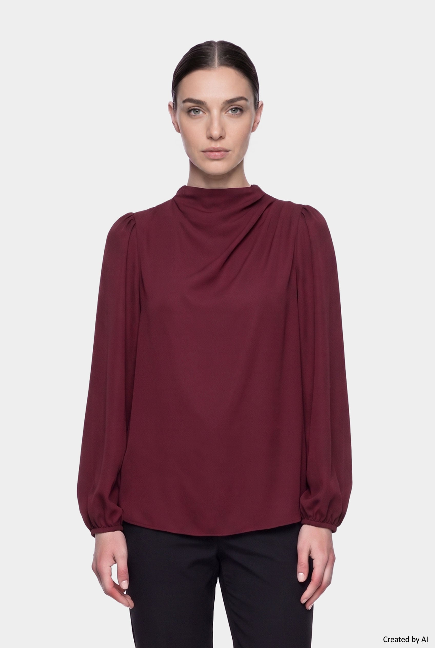 EASY PEASY Blusa donna bordeaux