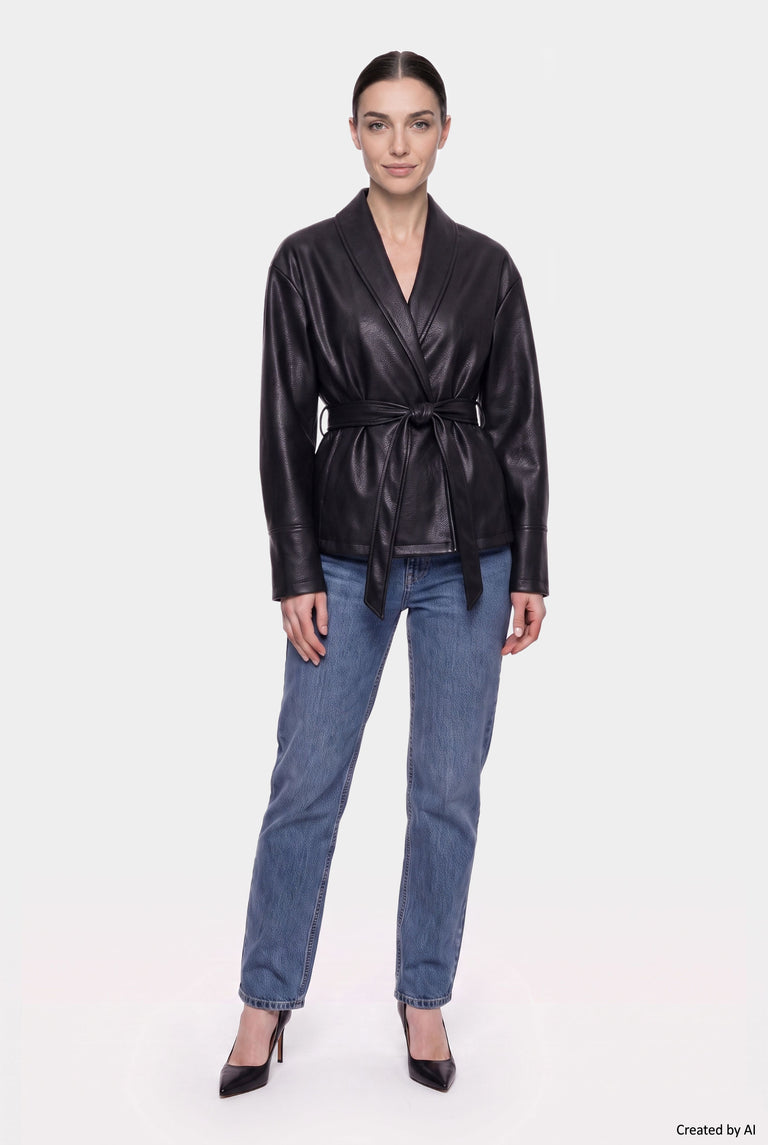 EASY PEASY Giacca donna nera