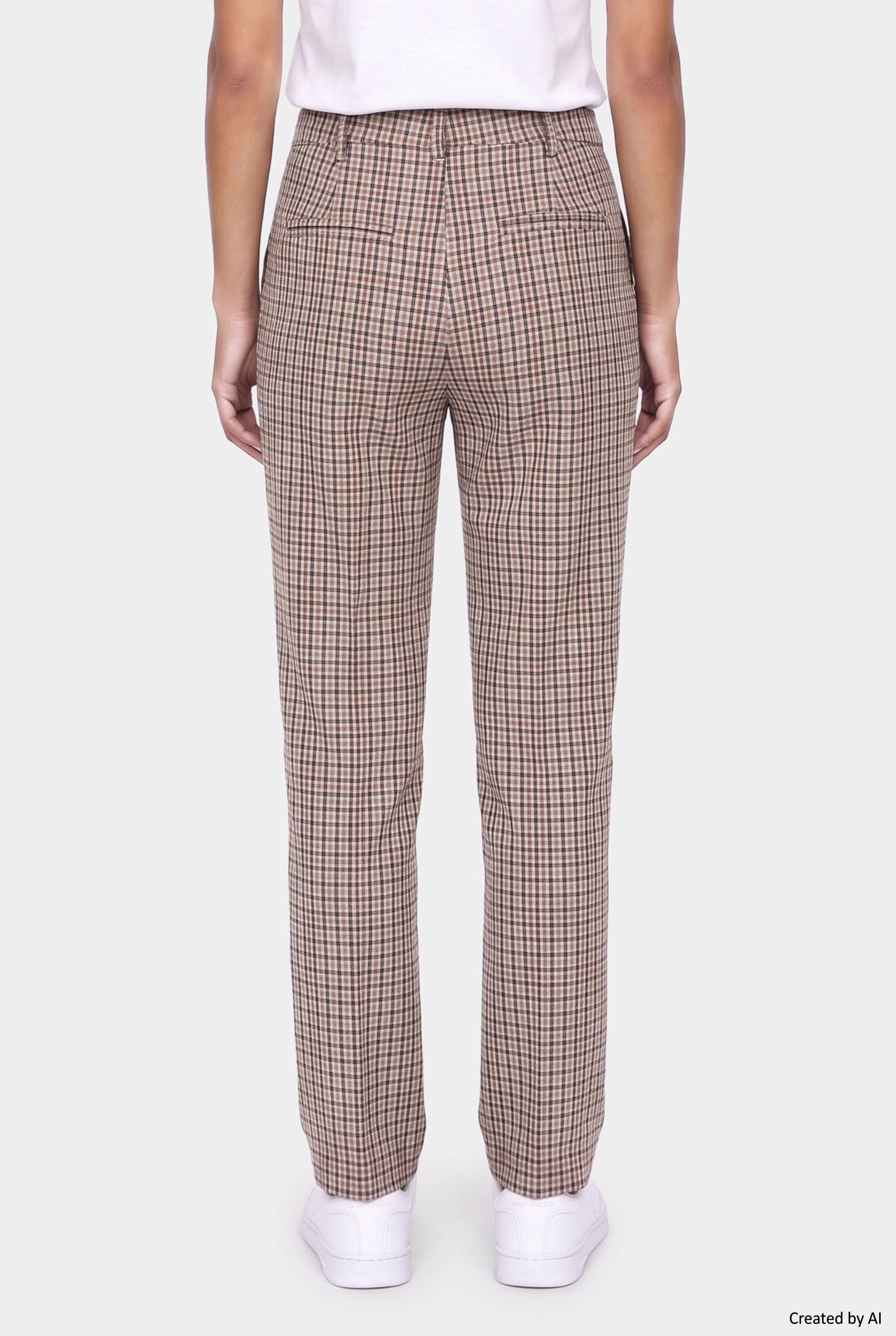 EASY PEASY Pantalone donna marrone