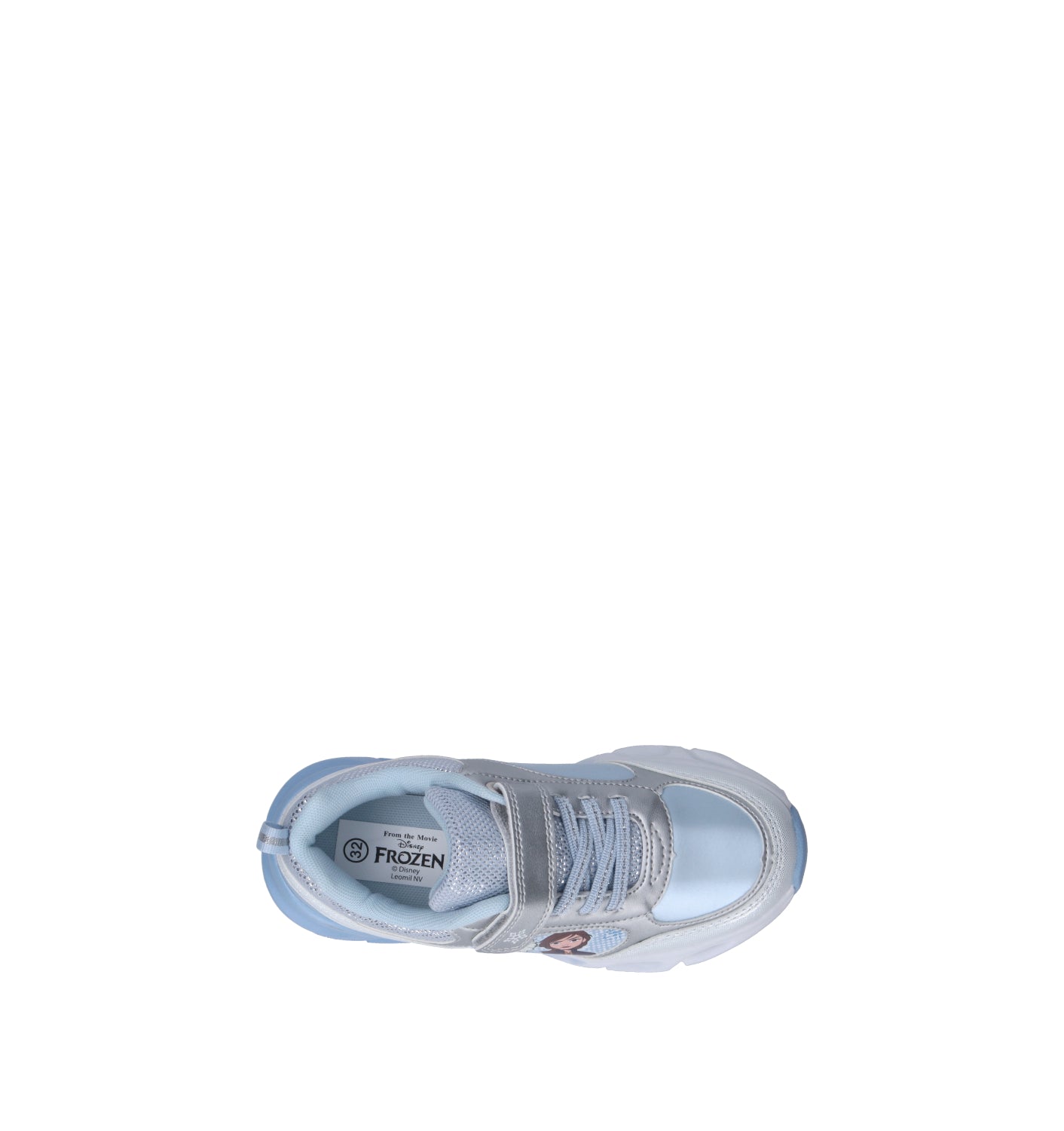 DISNEY Sneaker bimba bianca con luci
