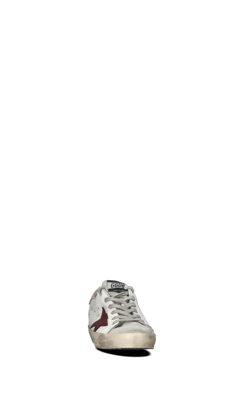 GOLDEN GOOSE Sneaker donna bianca/rosa in pelle