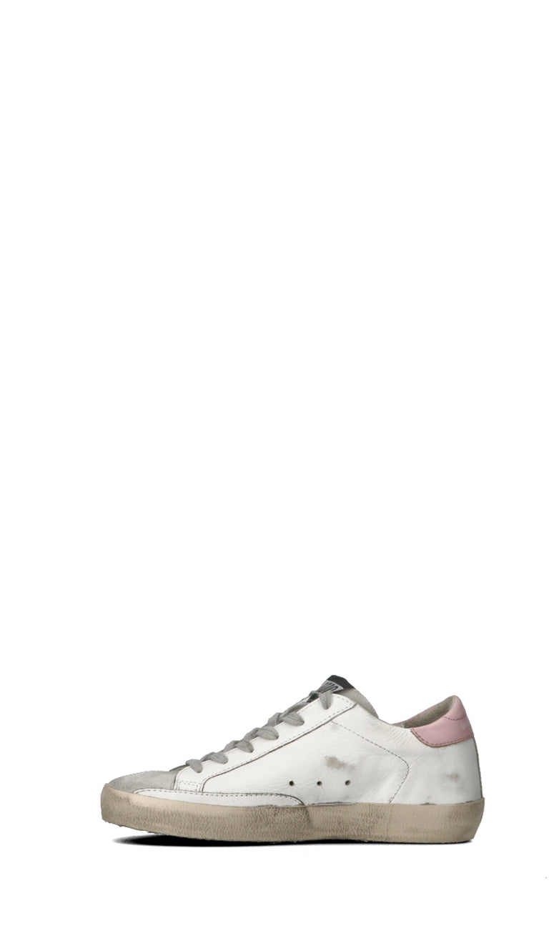 GOLDEN GOOSE Sneaker donna bianca/rosa in pelle