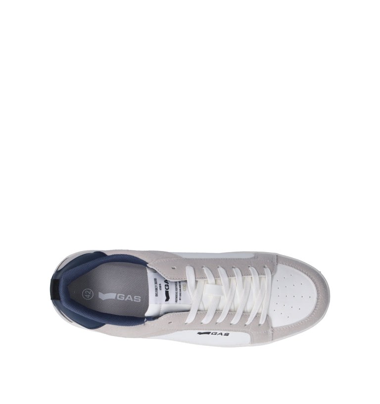 GAS Sneaker uomo bianca/blu