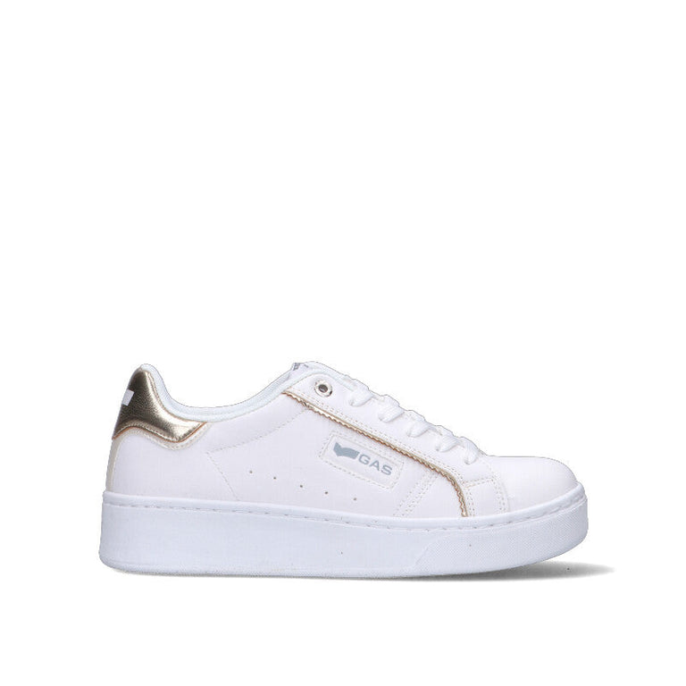 GAS Sneaker donna bianca/oro